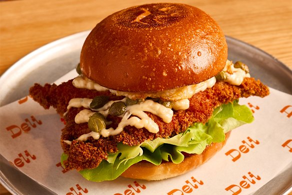 Vic’s chicken burger spin on the Holstein.
