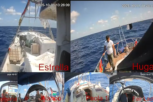 Les Australiens sont à bord des dizaines de navires se dirigeant vers Gaza.