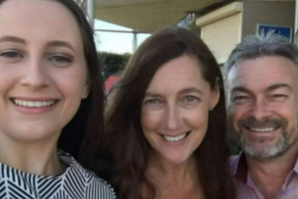 Karen and Borce Ristevski, with their daughter Sarah. 