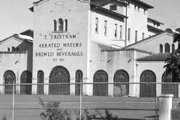 West End's original Tristram's soft drink factory which was built in 1930 and added to Brisbane City Council's heritage register in 2011.