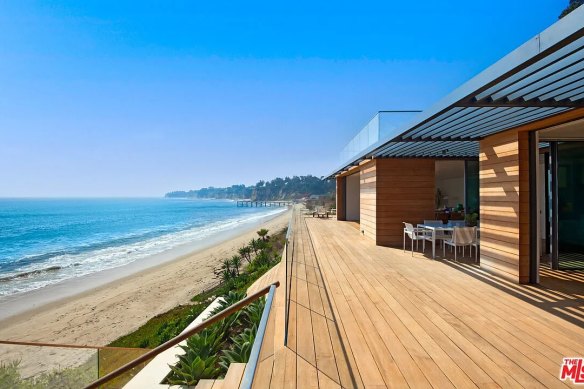 Views for days from this Malibu beach house.