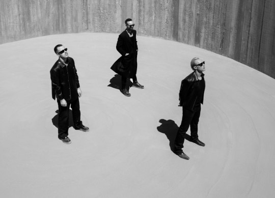 Rufus Du Sol: The Grammy-winning Sydney trio include Tyrone Lindqvist, Jon George and James Hunt.