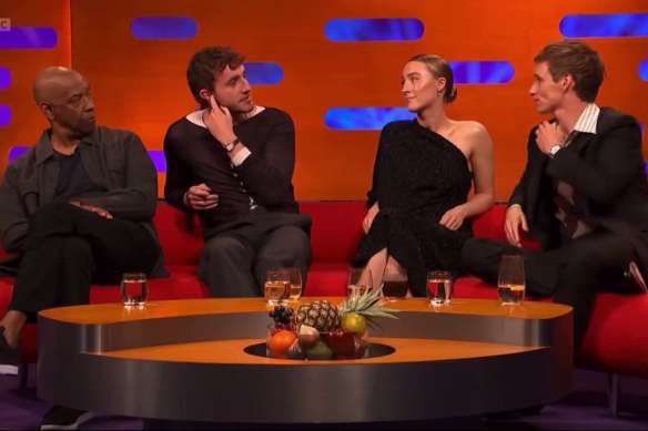 Saoirse Ronan’s comment on <i>The Graham Norton Show</i> went viral.