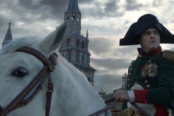 Joaquin Phoenix plays Napoleon in Ridley Scott”s latest. 