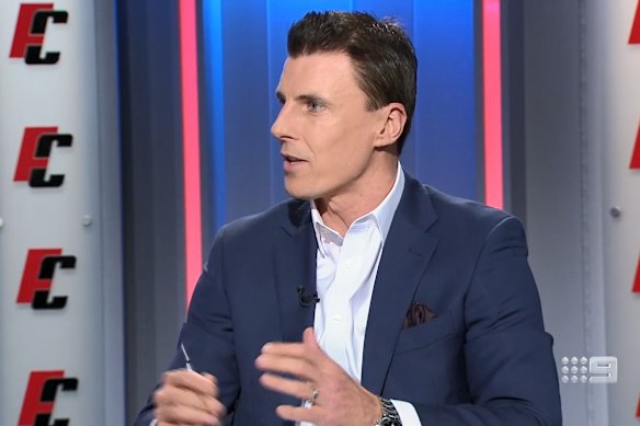 Essendon great Matthew Lloyd coaches the First XVIII at Haileybury College in Melbourne.