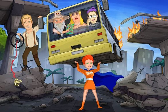 The deliberately offensive animated feature film A Super Progressive Movie celebrates Hanson and attacks “woke” culture. 
