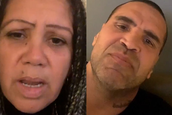 Both Cindy Roberts and Anthony Mundine appeared in his Instagram video railing against The Voice and are apparently presenting a unified front to CBD.