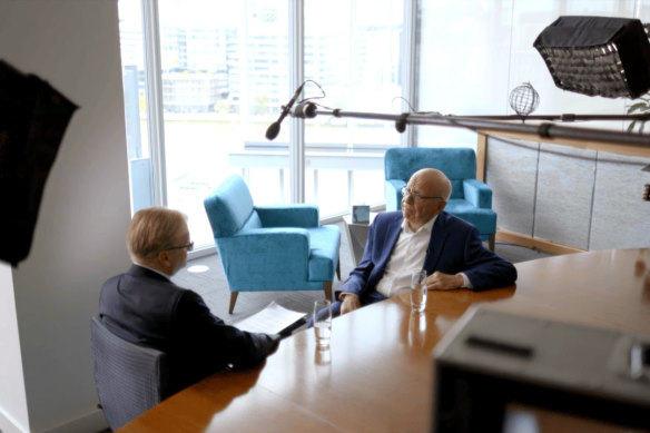 Sky chief Paul Whittaker interviewed News Corp chairman emeritus Rupert Murdoch in a one-hour special.