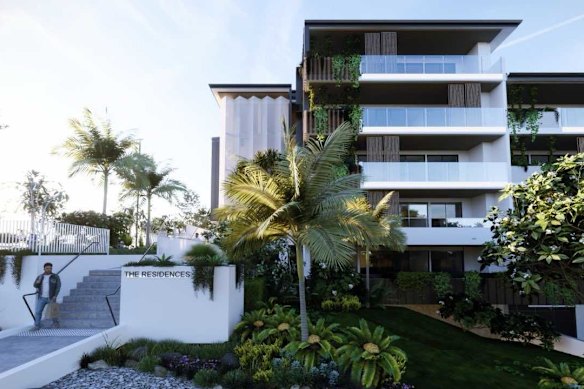 The Airways residences at Port Moresby, where the Chiefs players will be based.