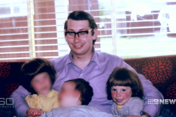 Richard Haynes with his two daughters and son.
