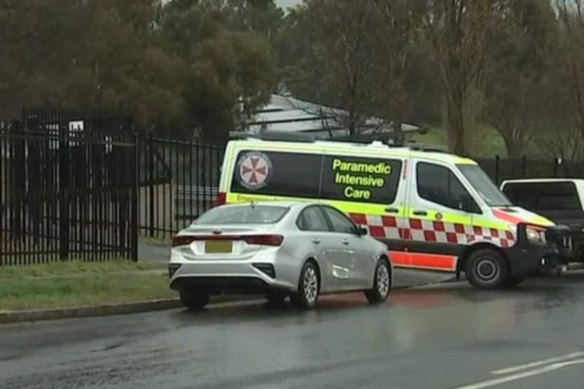A teenager has been arrested at a school in Orange, in regional NSW, following an alleged stabbing of a student.