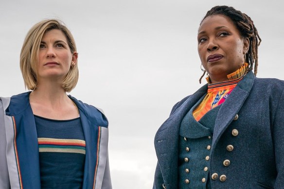 Doctor Who season 12 reveals second female Doctor played by Jo Martin, right, alongside Jodie Whittaker.