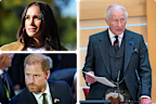 Meghan Markle, Prince Harry and King Charles