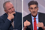 Barnaby Joyce and George Megalogenis