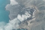 Mount Anak Krakatau spews volcanic smoke in Sunda Strait, Indonesia, on Saturday, September. 5.