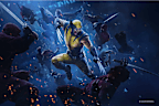 Wolverine in action.