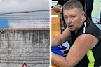 High concrete walls and electrified perimeter fences at the compound of Pattaya Remand Prison, where Simon Peter Carman will find himself.