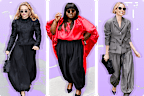 Celebrities wearing the balloon pants trend