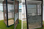 The “calming areas” where detainees were locked in Alligator Alcatraz.