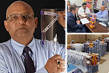 A Sydney plastics manufacturer who pivoted his business to make face shields during the COVID-19 pandemic says he is still out of pocket more than $800,000