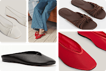 Flat shoes that aren’t thongs to shop