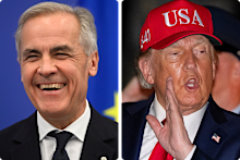 Mike Carney and Donald Trump