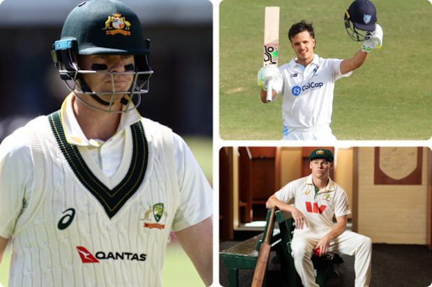 Steve Smith, Sam Konstas, Cooper Connolly