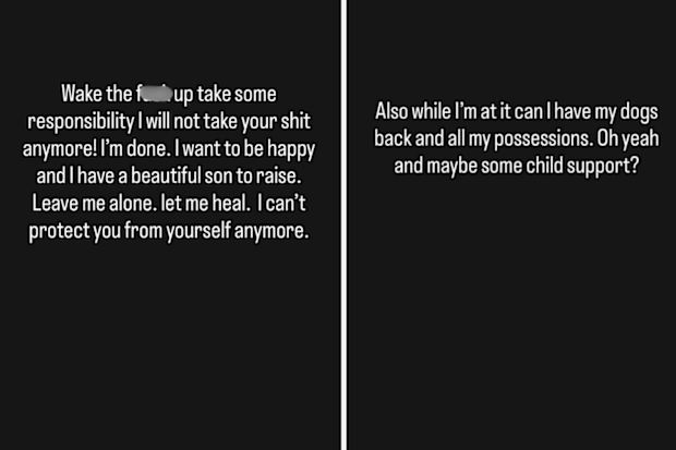 Kelly Osbourne cryptic posts on Instagram