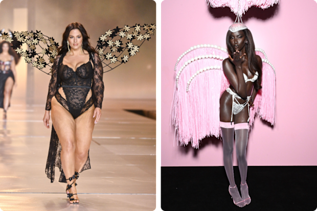 Ashley Graham and Anok Yai at the 2025 Victoria’s Secret Fashion Show