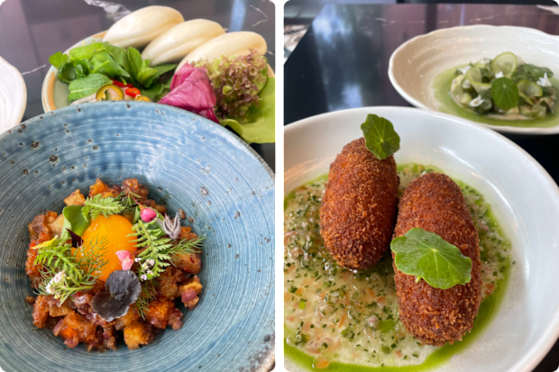 Dishes at Miss Mi, Movenpick Hotel Melbourne’s restaurant