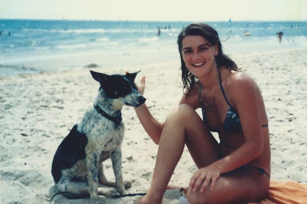 Marcia Ryan pictured with her dog Ziggy. Both went missing in 1996.
