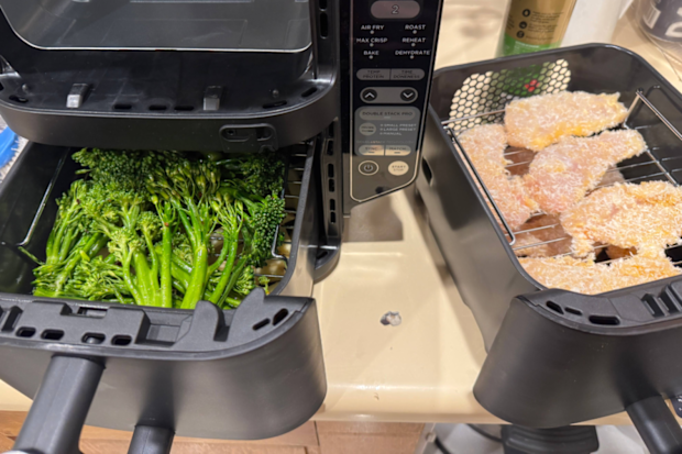Ninja Airfryer Frying Food