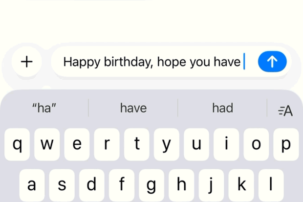 A text to an ex