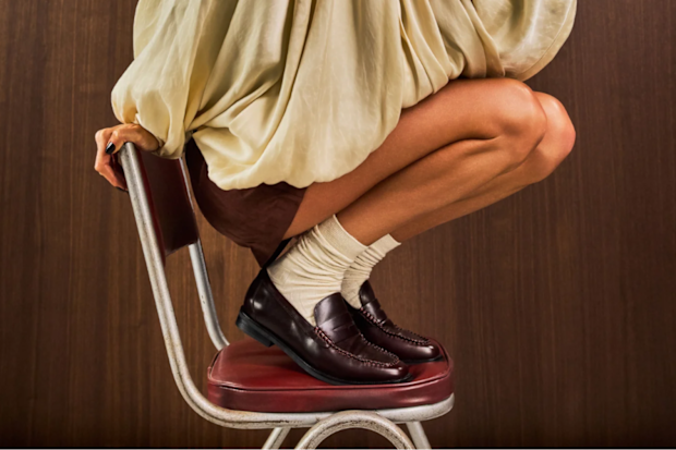 Bared Footwear brown loafers. 