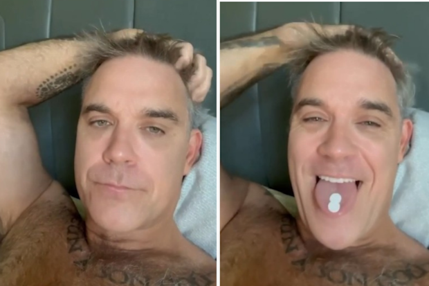 Robbie Williams responds to viral World Cup moment