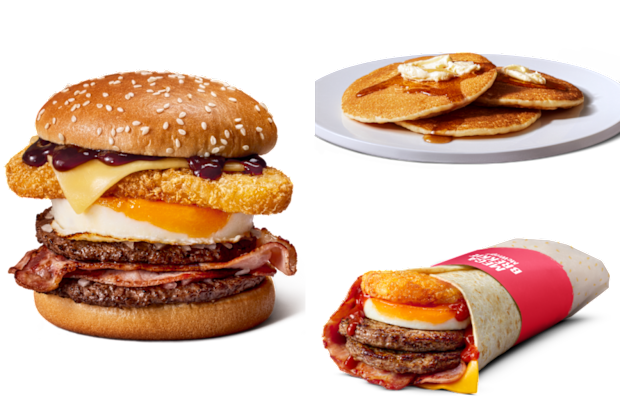 McDonald’s breakfast menu items