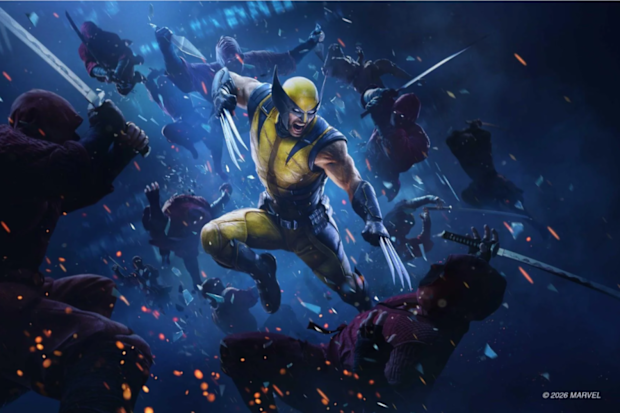 Wolverine in action.
