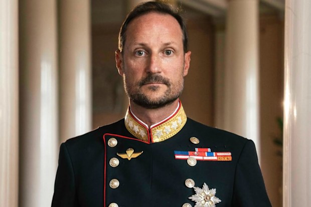 The first official image of King Haakon VIII released by the Norwegian royal household following the proclamation in parliament.