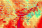 Damaging winds are forecast for parts of Victoria and Melbourne today.