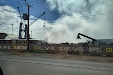 The smoke from the fire is moving towards the centre of Adelaide, posing a health risk.