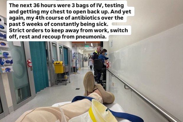The Block judge Marty Fox in hospital with pneumonia