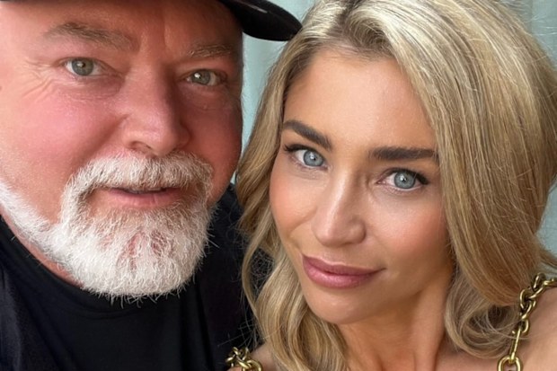 Kyle Sandilands and Tegan Kynaston in the US