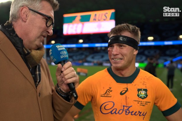 Darby Lancaster speaks to Justin Harrison on Stan Sport.