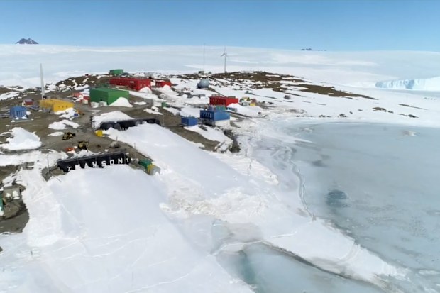 Mawson station at Antarctica