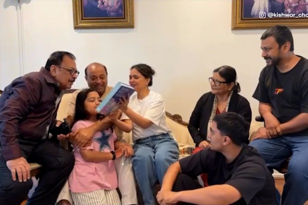 MasterChef finalist and chef Kishwar Chowdhury unboxes her first Bengali cookbook, Smoke Rice Water, with her family.