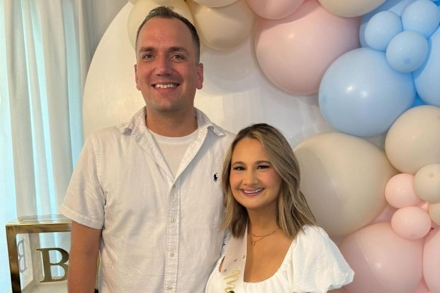 Gypsy rose and Ken Urker at baby shower