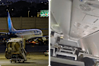 The flydubai flight targeted by an attempted hijacker.