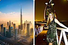 Sarah Swain dubai split