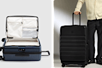 Top-loading suitcases