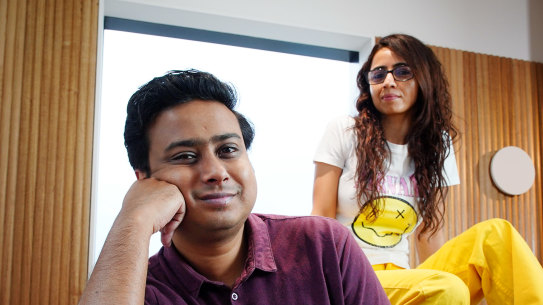Indian comedians Anirban Dasgupta and Sonali Thakker, who are performing in the Best of Comedy Zone Asia as part of Melbourne Comedy Festival.